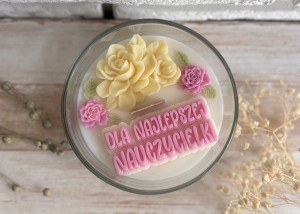 Dla nauczycielki świeca sojowa -150g