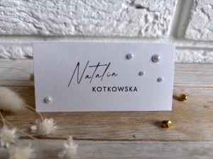 Winietki z perełkami