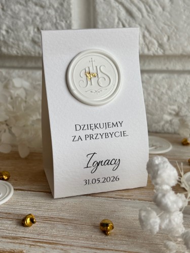 Podziękowanie dla gości komunijnych.