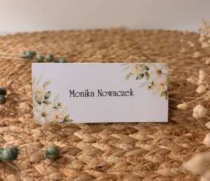 Winietki z kwiatkami 