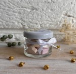 Podziękowanie dla gości – słoiczek z cukierkami