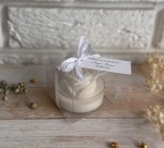 Podziękowanie dla gości – świeca sojowa z różą