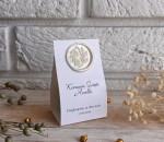 Podziękowanie dla gości z lakiem – świeca sojowa 35g